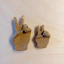 Load image into Gallery viewer, Peace Sign Hand Magnet
