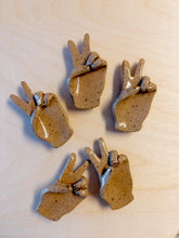 Load image into Gallery viewer, Peace Sign Hand Magnet
