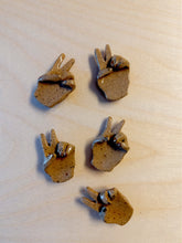 Load image into Gallery viewer, Peace Sign Hand Magnet
